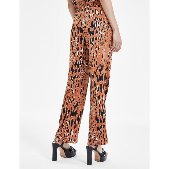 Bar III Women's Animal-Print Drawstring-Waist Pants Rich Camel/Black Size XXL - Picture 4 of 4